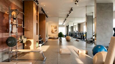 Indoor gym at Serenia
